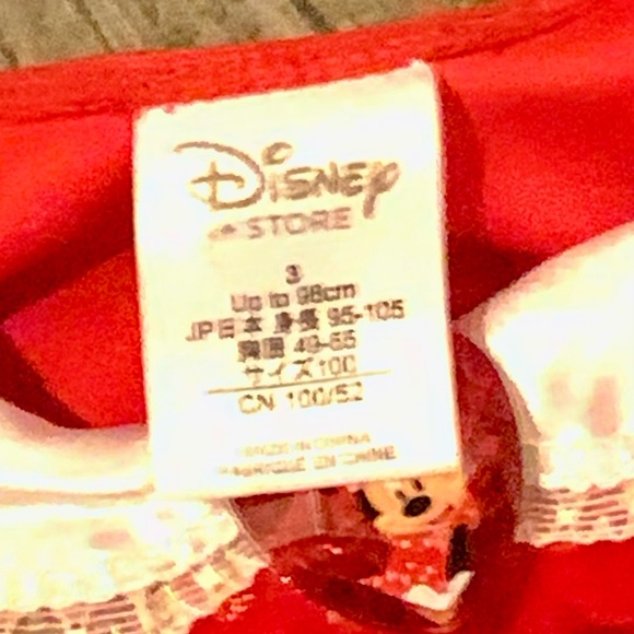 Disney Store Minnie Mouse Costume Sz3 - Picture 2 of 3